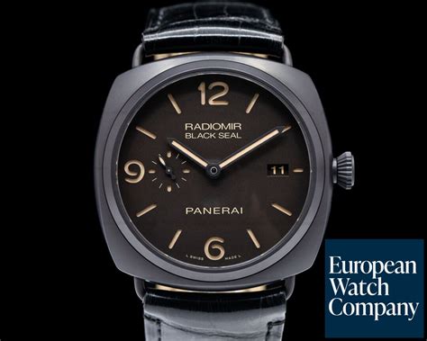 Panerai Radiomir Composite Black Seal PAM 505 00505 for £